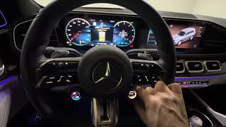 W167 2023 GLS63 AMG RETROFIT FL STEERING WHEEL дооснащение руля последнего поколения [upl. by Egni867]