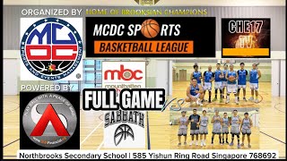 MBC VS SABBATH  5’8” UNDER SEASON 1  MCDC SPORTS BASKETBALL LEAGUE  NORTHBROOKS SECONDARY SCHL SG [upl. by Norword]