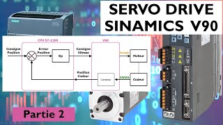 Programmation du positionnement PLC S71200  V90 PN Sinamics Siemens Profinet IO [upl. by Aiva]