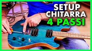 4 PASSI per il SETUP della CHITARRA ELETTRICA  Lezioni regolazione truss rod intonazione action [upl. by Nabla]