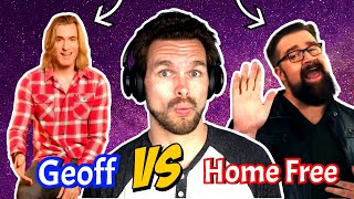 Geoff Castellucci VS Home Free  Christmas Themed Reaction [upl. by Litnahc]