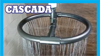 Como hacer Ducha Regadera casera facil PVC rain shower [upl. by Aerdnwahs]