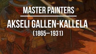 Akseli Gallen Kallela 18651931 A collection of paintings 4K Ultra HD [upl. by Eimerej]