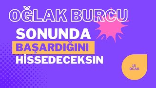 15 Ocak  21 Ocak Haftalık Burç Yorumları Oğlak Burcu [upl. by Mohammad]