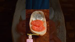 Would you eat thisbreadwithbacon food tasty yummy recipe mukbang cooking asmreating [upl. by Isabelle]