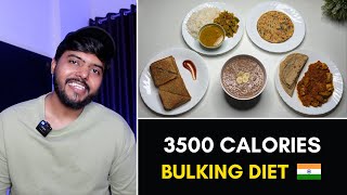 Easy High Protein 3500 Calorie Bulking Diet for Students  195gms Protein  🇮🇳 [upl. by Prober569]