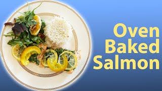 Christinas OVEN BAKED SALMON  easy failproof recipe with citrus garlic amp herbs  4K [upl. by Tillion]