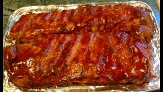 647  BBQ RIBS in Roaster Oven  Vlogmas day 14 [upl. by Viddah]