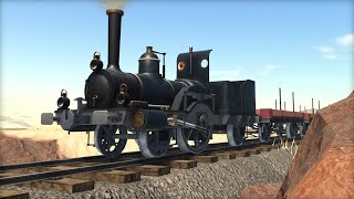 I made a drifting steam train in Evertech sandbox [upl. by Eelnodnarb]