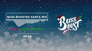 Bass Boosted Christmas Music Mix  Trap Santa 🎅 [upl. by Lama]