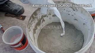 CEMENTAID 5W WELDGROUT amp WELDCRETE COATING [upl. by Gayel]