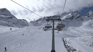 Skifahren im Oktober auf dem SubaiGletscher [upl. by Elrae]