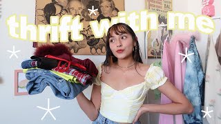 COME THRIFT WITH ME  thrifting my DREAM pieces at Buffalo Exchange [upl. by Ynnek117]