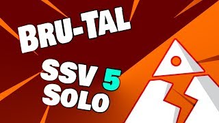 SSV 5 BruTal Solo  Sturmschildverteidigung Fortnite Rette die Welt [upl. by Shaer]