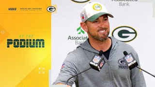 Matt LaFleur on the state of the team I couldnt be happier right now [upl. by Dnamra]