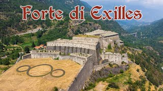 Forte di Exilles Torino  Drone 4K [upl. by Querida]