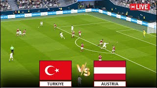 🔴LIVE  TÜRKİYE vs AUSTRIA I LIVE MATCH STREAMING I eFootbal Pes 21 Gameplay [upl. by Eusebio]