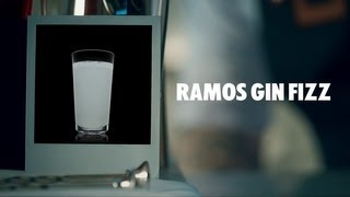 RAMOS GIN FIZZ DRINK RECIPE  HOW TO MIX [upl. by Coleman]