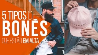 5 TIPOS de BONÉS que estão em alta  Guia Macho Moda DicasMM [upl. by Amlet]