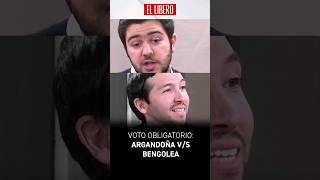 Voto obligatorio Argandoña Vs Bengolea Shorts elecciones [upl. by Bilicki716]