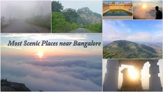 Most Scenic Places within 100Kms  Top 5 Must Visit  One day trips from Bangalore  Vinay Bengaluru [upl. by Strohben]