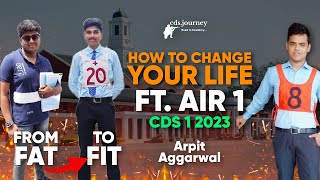 CDS 1 2023 AIR 1  Arpit Aggarwal [upl. by Sakul]