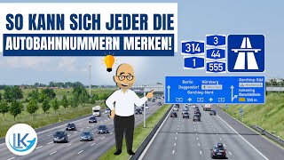 Nummerierung der Bundesautobahn So funktioniert das deutsche Straßensystem [upl. by Pace]