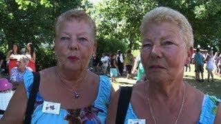 Hundreds of French twins gather for annual meeting [upl. by Hyps]