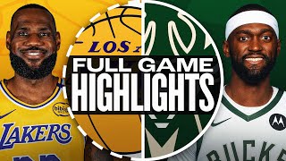 LAKERS at BUCKS  NBA PRESEASON FULL GAME HIGHLIGHTS  October 10 2024 [upl. by Ztirf]