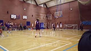 Jess Lee Highlights 20192020 season 16yr old 5’6” Guard [upl. by Amled]