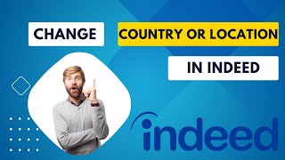 How to Change country or location on Indeed EASY [upl. by Kory]