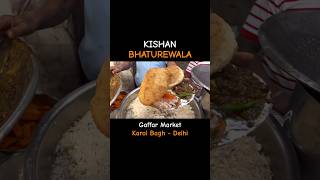 Kishan Bhaturewala ₹70 only Gaffar Market Karol Bagh Delhi bundelaofficial cholebhaturae [upl. by Aphra895]