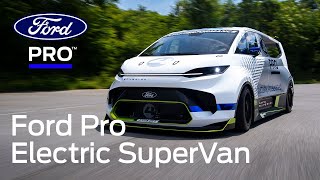 Ford Pro Electric SuperVan The Fastest Transit Yet [upl. by Aiehtela]