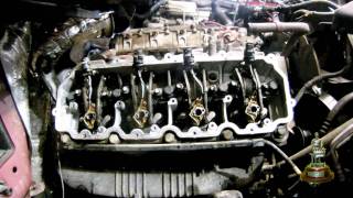 2003 60 Liter Ford Powerstroke  Teardown For Head Removal  In Chassis [upl. by Niro]