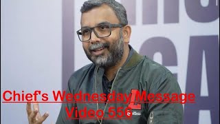 Chief’s Wednesday Message video 556 [upl. by Elstan176]