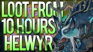 LOOT From 10 Hours of Helwyr INSANE DROPS  5MHour [upl. by Einamrej]