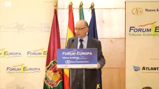 Montoro reducirá los tramos del IRPF de siete a cinco en 2015 [upl. by Clawson]