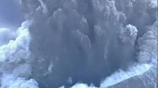 Spectacular footage from above the volcanic crater [upl. by Fabiano]