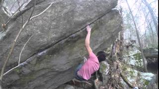 Gunks Bouldering  Trapps  Even Lovely V9 [upl. by Deborah]