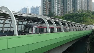 香港鐵路南港島綫香港仔海峽大橋 MTR South Island Line Aberdeen Channel Bridge [upl. by Mattah]