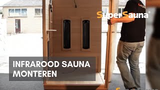 Infrarood Sauna montage  SuperSauna® [upl. by Cohlier963]