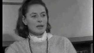 Ingrid Bergman Interview [upl. by Ticknor956]