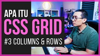 CSS GRID  3 Columns amp Rows [upl. by Zertnom387]