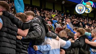 Manchester City Fans doing Poznan vs Real Madrid [upl. by Karsten]