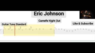 Eric Johnson  Camels Night Out  Tab Guitar [upl. by Ahsenwahs]