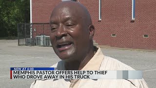 Memphis pastor offers to help person who stole his truck [upl. by Eenahpets999]