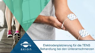 Unterarmschmerzen  Elektrodenplatzierung für TENS  axion [upl. by Montana]