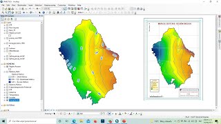 Crear mapa de Isoyetas Precipitación en ArcGIS [upl. by Krispin937]