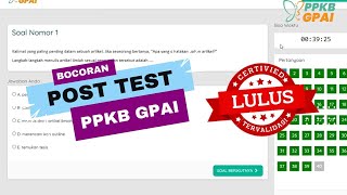 Bocoran Post Test PPKB GPAI 2023 [upl. by Mukerji]