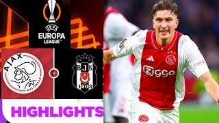 Ajax vs Beşiktaş 40 Hoogtepunten  Europa League 2024  ajax vs besiktas Maç Özeti  Ajax BJK [upl. by Arodal]